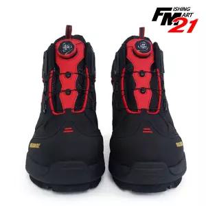 락크웰 선상 갯바위 3D컷 탈부착 핀펠트 낚시화 레드