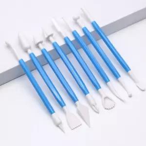 찰흙 지점토 폴리머 클레이 도구 공예 툴 8종 볼조각 점토칼