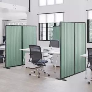 TL 템바보드 스마트스크린 소리먹는 파티션 기본형 책상 가림막 칸막이 플랜맥스 사무실 서재 병원 은행 학교