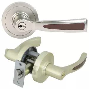 정화테크-목문레버 2000광개토 GY (1EA)손잡이용품 도어레바 손잡이 소품 도어록 레바 레버