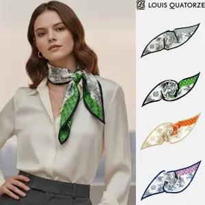 [매장가 119000원] 루이까또즈 그래비티 울실크 마름모 스카프 1GSD100