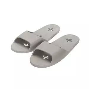 국내산 문에 안걸리는 양발 슬림 욕실화 PVC 라이트그레이 270 샤바스