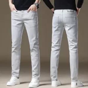 엘럽 남자 배기핏 바지 회색 청 럭셔리 프리미엄 가을 겨울 수선 힛템