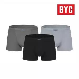 BYC 남성 60수 면스판 3매입 드로즈팬티 인밴드 MNI5003