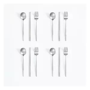 에라토 유아 어린이 식기 세트 누보 4인 국산 스텐 수저 포크 12p