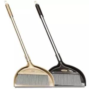 방비 세트 2호/빗자루/쓰레받기/바닥/먼지/청소/플라스틱/사무실/미용실/학교/교실/베란다/가정용