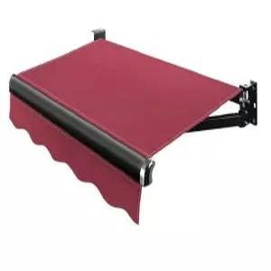 접이식 어닝 알루미늄 테라스 가게 자동 수동 차양막