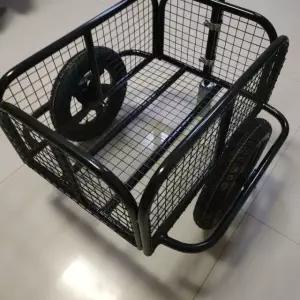 화물 트레일러 전기자전거 접이식 바구니 캠핑카 카트 여행용 운반