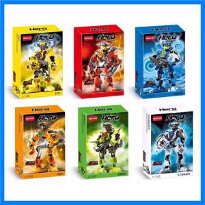 히어로 팩토리 스타 워리어 바이오니클 블록 퓨르노 에보 조합 로봇 메카 모델 브릭 세트 어린이용 장난감