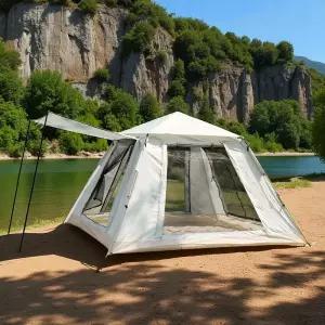 5~6인용 그늘막 원터치텐트 팝업 대형 피크닉용 그늘막텐트 피크닉텐트 캠핑그늘막