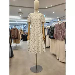 [써스데이아일랜드]플라워 패턴 소매 볼륨 원피스 T254MOP237W _P418595150