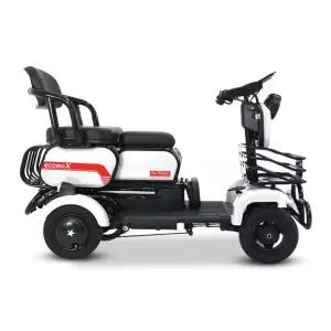 AU 테크 에코로 X 4륜 전동 스쿠터 - 화이트 전기 오토바이 전동차