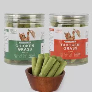 [NS홈쇼핑]펫메이드 치킨그라스 2종 콤보 헤어볼관리 면역/간기능강화 캣그라스..