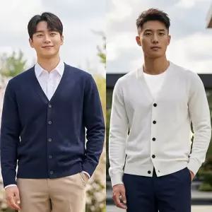 AM솔리드 쿨소프트 가디건 봄 여름 가을 아우터 니트