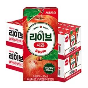서울우유 리이브사과190mlx48개