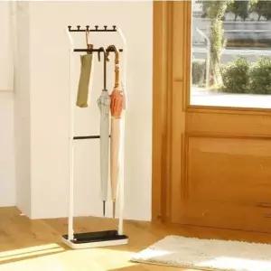 행거 현관 올블랙 스마트 우산걸이 스탠드 우산꽂이 블랙