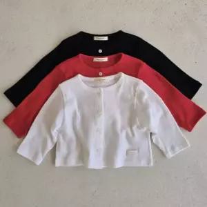 아일렛 펀칭 가디건 아기옷 유아옷 간절기 아우터 CM