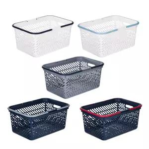 시스맥스 마이룸 멀티 바스켓 27L바구니 플라스틱 수납 손잡이 심플 다용도 소품
