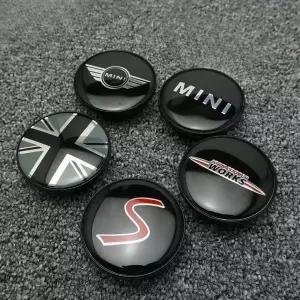 자동차휠캡 54mm-4개 BMW 호환 미니 소형 허브 커버 쿠퍼 컨트리맨 자동차 타이어의 센터 로고 수정