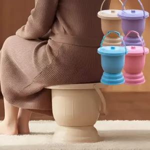 의자 이동 요강 노인용 좌변기 캠핑 베넬라 간이 이동식변기 휴대용 어르신 화장실   변기