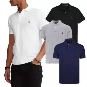 폴로랄프로렌 포니 로고 커스텀 슬림핏 카라 티셔츠 (4종1택)