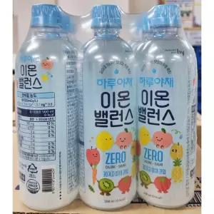  hy 하루야채 이온 밸런스 제로 500ml x 24개