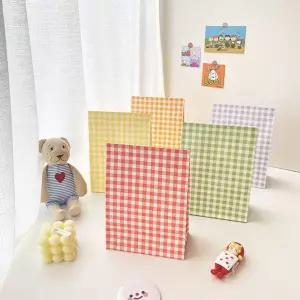 체크 선물 포장 종이 봉투 페이퍼백 10P DD-11568 페이퍼백 선물포장봉투