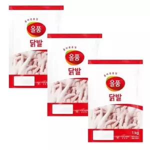 올품 뼈있는 통닭발 1kg x 3개