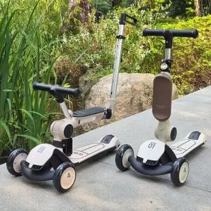 유아 폴딩 3in1 붕붕카 LED 바퀴 킥보드 승용완구/씽씽이/안전/주행/디자인/손잡이/수동/씽씽카/방향조절