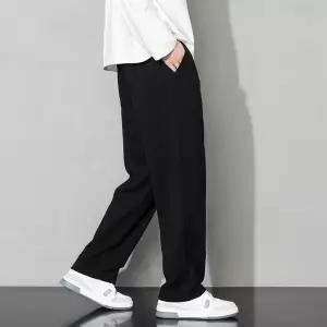 바지 통넓은 남자 와이드핏 큰 트레이닝팬츠 운동복 팬츠 남자 와이드 체육복 트레이닝 남성 통넓은 바지