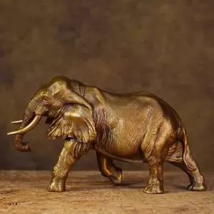 코끼리 청동 조각품 장 사무실 현관 거실 조각상