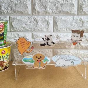 아크릴 누들스토퍼 컵라면 주문제작 굿즈제작 코스터 받침대