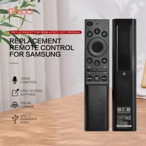 태양광 음성 리모컨 BN59-01357C, 삼성 호환 TV에 한 배터리 QA80A, QN85A, QN90A, QN700A