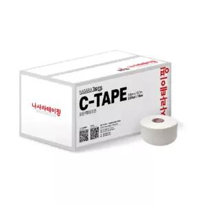 나사라 높은 품질 자랑 씨테이프 면테이프 1룰 밸런스테이핑 운동선수테이핑 부상방지 운동 통증완화 머슬