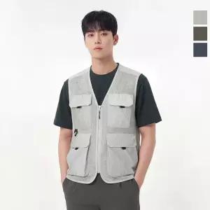 웨스트우드 남성 경량 메쉬 낚시 베스트_WO2MTVT609