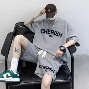 슬램덩크 남성 여름 반팔세트 학생 티셔츠에 통기성 세트 벌 반팔 트레이닝복 빅사이즈 멋쟁이 HO2