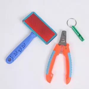 발톱가위 브러쉬 빗 3종 세트 애완동물 관리용