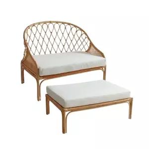 라탄 소파 2인용 예쁜 카페 야외 등나무 베란다 거실 홈카페 테라스 감성 인테리어 편안한