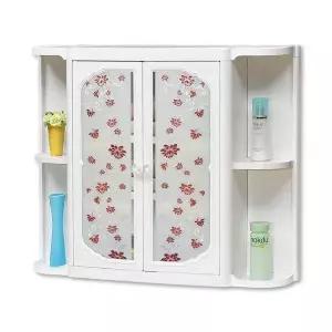 TBZ 양날개 3단선반 플라워IV 욕실수납장(특대형) 선반장