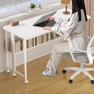 접이식 테이블 1인용 듀얼 다용도 데스크 노트북 원목 원룸 폴딩 화이트