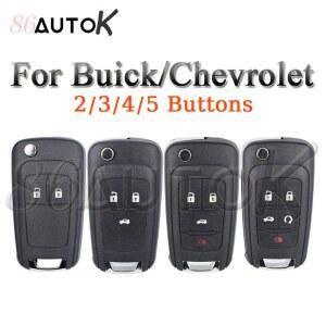 호환 뷰익, 카마로, 임팔라, 아베오, 말리부, 세일, 올란도, 크루즈, 에피카, 트랙스, 스파크 차량용 자동차 키 케이스, 리모컨 키 쉘 커버