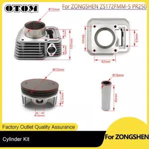 OTOM 오토바이 실린더 키트 종셴 ZS72FMM5 PR250 엔진 부품용 72mm 에어 블록 켓 링