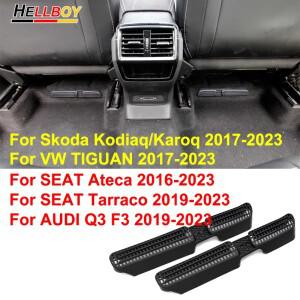 Audi 호환 Q3 F3 VW TIGUAN MK2 액세서리 뒷좌석 에어컨 공기 덕트 배출구 커버 그릴용
