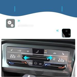 폭스바겐 호환 T-ROC 티구안 2 파사트 B8 아테온 페이스리프트  에어컨 스크린 보호필름