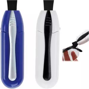 2PCS 안경 클리너 키트 마이크로파이버 기술이 적용된 휴대용 클리닝 도구 선글라스 독서용 미니