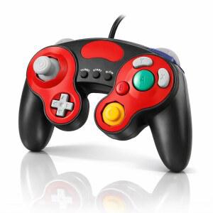 추억의 조작 그대로 재현 게임큐브 컨트롤러 Switch 지원 유선 스매시 브라더스용 GC 배열 터보 슬로우 탑재 Wii WiiU 대응