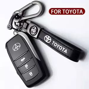 자동차 키 체인 링 토요타 코롤라 야리스 CHR 아우리스 R4 랜드 크루저 캠리 하이랜더 프라도 액세서리