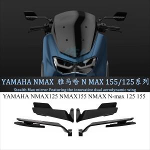[호환품]볼록 접이식 바이크 오토바이 백미러 범용 LED 라이트 YAMAHA NMAX125 NMAX N-max 125 155 nmax155