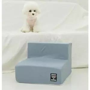 [반려] 블루 마블스펀지 강아지 2단 커버분리 계단 1P 침대