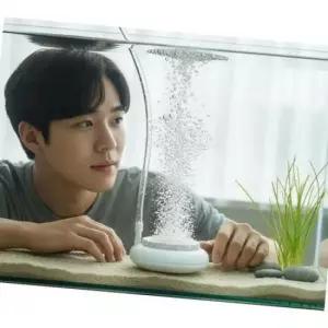 수조 공급 콩돌 어항용 세트 기포기 확산기 산소 산소발생기 대형